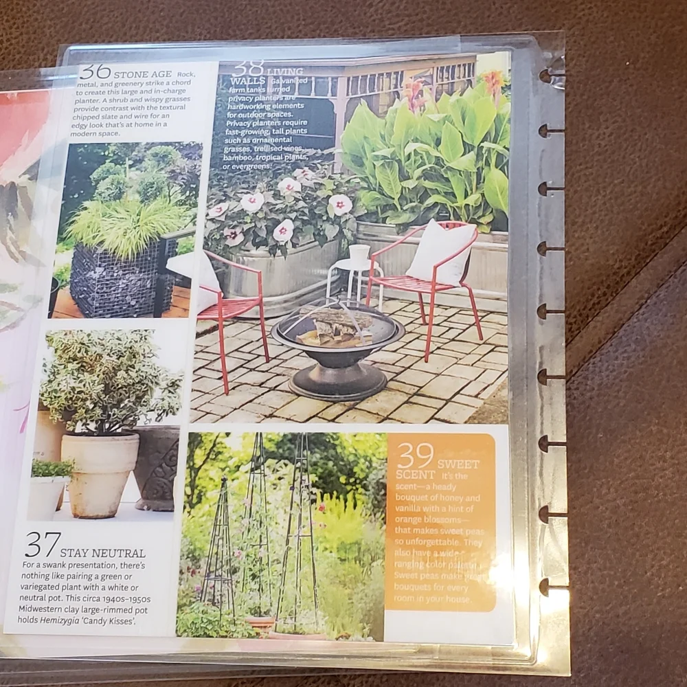 Homemade cover for your Classic size Disc Bound Planner Jane